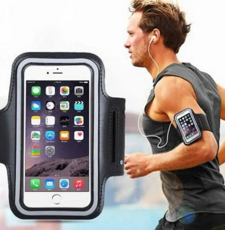 Braçadeira Porta Celular Treino Esporte Academia 4.7 e 5.5 Suporte Corrida Academia Ciclismo universal